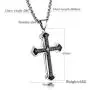 Linorui Mens Stainless Steel Nail Cross Pendant Necklace for Men Women Lords Prayer Big Pendant Cross Necklace for Men Linorui Mens Stainless Steel Nail Cross Pendant Necklace for Men Women Lords Prayer Big Pendant Cross Necklace for Men