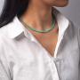 Bomine Boho Beaded Choker Necklace Handmade Turquoise Necklaces Adjustable Jewelry Chains for Women and Girls