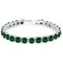 Sterling Silver Genuine, Created or Simulated Gemstone 6mm Round-cut Classic Tennis Bracelet Sterling Silver Genuine, Created or Simulated Gemstone 6mm Round-cut Classic Tennis Bracelet