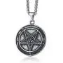 XUANPAI Stainless Steel Inverted Pentagram Satanic Sabbatic Goat Lucifer Wiccan Pewter Pendant Seal of Satan Sigil of Lucifer Necklace for Men Women XUANPAI Stainless Steel Inverted Pentagram Satanic Sabbatic Goat Lucifer Wiccan Pewter Pendant Seal of Satan Sigil of Lucifer Necklace for Men Women