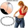 YZDKJ 2pc Fashion Healthy Care Weight Loss Anklet Magnet Bracelets for Foot Hematite Elastic Bracelet Pain Relief for Women Man (Color : Bracelet)