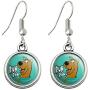 GRAPHICS & MORE Scooby-Doo Ruh Roh Novelty Dangling Drop Charm Earrings