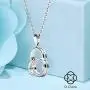 St.Claire 18K Swarovski Crystals Pendant Necklaces for Women Gold Necklace Dainty Necklace for Women Jewelry Necklace Gifts