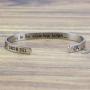 Joycuff Graduation Gifts for Her High School Grade Jewelry Inspirational Mantra Cuff Bracelet