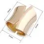 Gold Plating Polished-finish Chunky Bangle Cuff Bracelet for Women Girls Gold Statement Bangle Fashion Bracelet Jewelry