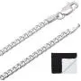 1mm-16mm Solid .925 Sterling Silver Flat Cuban Link Curb Chain Necklace or Bracelet 1mm-16mm Solid .925 Sterling Silver Flat Cuban Link Curb Chain Necklace or Bracelet