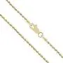 Honolulu Jewelry Company 14K Solid Yellow Gold Rope Chain Necklace