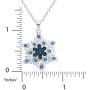 Disney Frozen 2 Fine Silver Plated Pendant Necklace, 16 + 2'' Extender