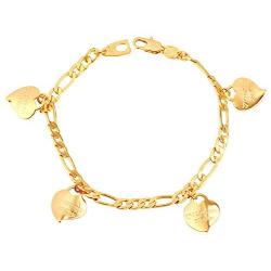 U7 Heart Charm Bracelet Stainless Steel Dainty Link Chain Dainty Jewelry Custom Initials Charm/Love Heart Bracelet for Women Girls,Length Adjustable 7-10 Inch