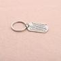 FUSTMW to My Grandson Granddaughter Gift Keychain Pendant from Grandpa/Grandma Grandchild Jewelry Birthday Graduation Gift