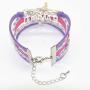 HCChanshi Flamingo Bracelet Jewelry Infinity Love Cute Flamingo Gifts Flamingo Jewelry Bracelet Gifts for Women, Girls, Men, Boys, Flamingo Party Supplies