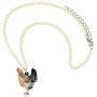 NEWEI Acrylic Unique Chicken Hen Rooster Necklace Chain Pendant Choker Fashion Farm Animal Pet Jewelry for Women Gift Charm