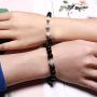 Personalized Couple Bead Bracelet Magnetic Couples Bracelets | 2 Pcs His and Hers Bracelet Distance Couples Bracelet Natural Bead Couples Bracelet Mutual Attraction Bracelets for Valentines Day