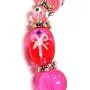 Linpeng GBP-011 Beaded Bracelet for Women Girls, Gift For Women, Glass Beads Stretch Bracelet -Hand Paint Gift Box Beads- Length 7.5'', Pink Linpeng GBP-011 Beaded Bracelet for Women Girls, Gift For Women, Glass Beads Stretch Bracelet -Hand Paint Gift Box Beads- Length 7.5'', Pink