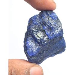 Natural Raw Stones Rough Rock Crystals for Tumbling,Cabbing,Sapphire 124.00 Ct Blue Sapphire Gemstone