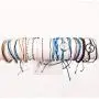 Ofeiyaa 13-16 Pcs Wave Beach Party Strand Bracelet Set Handmade Braided Rope Bracelet Colorful Wrist Cord Adjustable Friendship Bohemian Bracelet Handcrafted for Women
