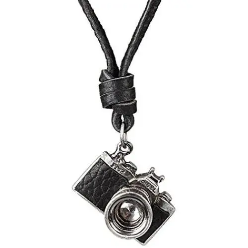 Isijie jewelry Retro Style,DIY Personality Antique Camera Pendant Necklace for Women/Men/Unisex(Alloy,Leather Rope 32.7'') Isijie jewelry Retro Style,DIY Personality Antique Camera Pendant Necklace for Women/Men/Unisex(Alloy,Leather Rope 32.7'')