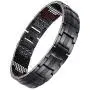 USWEL Magnetic Bracelets for Men Pure Titanium Bracelet with 591pcs Minerals, Adjustable USWEL Magnetic Bracelets for Men Pure Titanium Bracelet with 591pcs Minerals, Adjustable