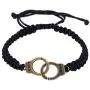 2 Pcs Handcuff Couple Bracelets Handmade Infinity Forever Strentch Friend Bracelet Adjustable Bestfriend Lovers Matching Wish Rope Bracelet Valentines Day Jewelry Set Gifts for Women Girls