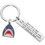 AKTAP Shark Keychain Shark Stuff Diver Jewelry Advice from A Shark Take A Bite Out of Life Shark Gifts for Shark Lovers AKTAP Shark Keychain Shark Stuff Diver Jewelry Advice from A Shark Take A Bite Out of Life Shark Gifts for Shark Lovers
