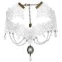 ETERNITY J. Vintage Lace Gothic Style Tassel Pendant Choker Victorian Palace Princess Lolita Necklace Bracelet