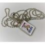 Handmade''I WEAR PUZZLE FOR MY SON'' Autism Awareness Causes Glass Cabochon 25x18 Rectangle Charm Pendant Necklace Gift