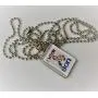 Handmade''I WEAR PUZZLE FOR MY SON'' Autism Awareness Causes Glass Cabochon 25x18 Rectangle Charm Pendant Necklace Gift