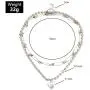 Tiande Womens Alloy Choker Necklace Thick Heavy Cuban Chunky Chain Punk Gothic Necklaces Bracelets Safety Pin Lock Necklace Tiande Womens Alloy Choker Necklace Thick Heavy Cuban Chunky Chain Punk Gothic Necklaces Bracelets Safety Pin Lock Necklace