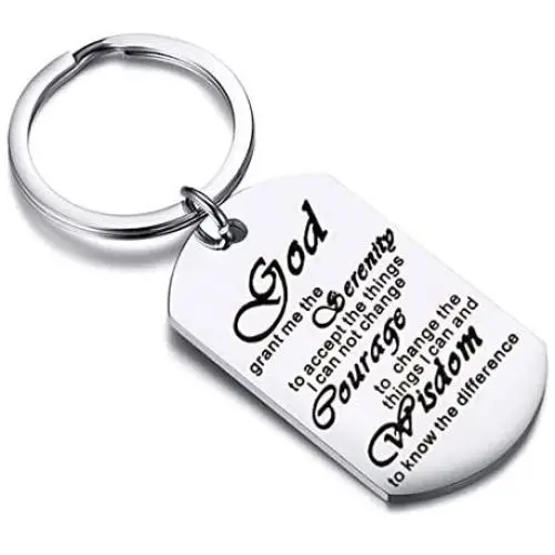 Religious Jewelry God Grant Me The Serenity Prayer Quote Dog Tag Keyring Christian Gift Inspirational Bracelet Religious Jewelry God Grant Me The Serenity Prayer Quote Dog Tag Keyring Christian Gift Inspirational Bracelet