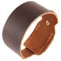 HZMAN Minimalist Mens Genuine Leather Bangle Bracelet Genuine Leather Wristband
