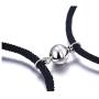 Magnet Magnetic Bracelets Mutual Attraction for Couples Women Men Best Friends Relationship Matching Braided Rope Bracelet Gift Lovers Boyfriend Girlfriend Him Her BFF 2 PCs