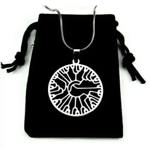 Phylogenetic Tree Necklace, 20'' Chain, Pure 304 Stainless Steel, Evolutionary Biology Tree of Life Ancestry Origin Jewelry
