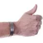 Earth Therapy - Stylish Masculine Pewter Copper Magnetic Bracelet for Arthritis and Joint Pain Management