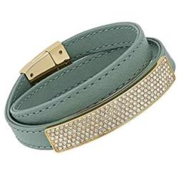 Swarovski 5120641 Vio Cielo Leather Bracelet