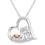 TANGPOET 925 Sterling Silver Bee Flamingo Horse Necklace Llama Butterfly Cute Panda Pendant Necklaces for Women for Her TANGPOET 925 Sterling Silver Bee Flamingo Horse Necklace Llama Butterfly Cute Panda Pendant Necklaces for Women for Her