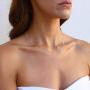Gold Chain Choker Necklace,14K Gold Plated Dainty Cute Lip Chain Long Necklace Delicate Fashion Choker Necklace Jewelry Gift for Women