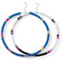 2 Pcs Heishi Surfer Choker Necklace Boho Jewelry Colorful African Vinyl Disc Beads Necklaces for Women Girls Handmade Summer Beach Collar Necklace for Holidays …