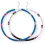 2 Pcs Heishi Surfer Choker Necklace Boho Jewelry Colorful African Vinyl Disc Beads Necklaces for Women Girls Handmade Summer Beach Collar Necklace for Holidays …