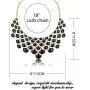 LOYALLOOK Fashion Jewerly Set Women Nescklace Statement Necklace Earrings Jewerly