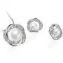 Sheshine Blessing of Love Women Elegant Pearl Pendant Necklace Earrings Set Jewelry Set,Crystal from Swarovski Sheshine Blessing of Love Women Elegant Pearl Pendant Necklace Earrings Set Jewelry Set,Crystal from Swarovski