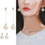 Daisy Flower Stud Earrings.Cute Chrysanthemum Dangle Earring Little Sun Flower Drop Earring for Women Girls Jewelry