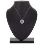 Gold Plated Angel Wing Heart Swarovski Crystal Necklace Nova & Co