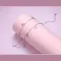 S925 Sterling Silver Celestial Jewelry Lucky Star Hollow Choker Necklace Disc Chain Statement Short Chain Necklace for Women Girls