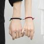 HICOSKY Magnetic Couple Bracelets Set Vows of Eternal Love Jewelry Gifts for Women Men Lover