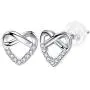 Womens Earrings .925 Sterling Silver With Cubic Zirconia Stud Earrings Anniversary Jewelry Gifts Womens Earrings .925 Sterling Silver With Cubic Zirconia Stud Earrings Anniversary Jewelry Gifts