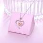 Sterling Silver Good Luck Irish Celtic Knot Love Knot Claddagh Lover Heart Shaped Pendant Necklace Bracelet