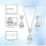 UDORA Teardrop Cubic Zirconia Drop Earrings Necklace Bridal Jewelry Sets Wedding Prom Gifts For Bridesmaid UDORA Teardrop Cubic Zirconia Drop Earrings Necklace Bridal Jewelry Sets Wedding Prom Gifts For Bridesmaid