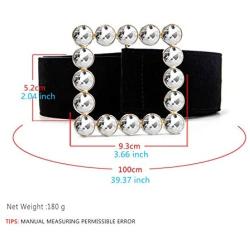 YAYOHU Fashion Designer Belts for Women with Statement Drop Earrings