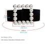 YAYOHU Fashion Designer Belts for Women with Statement Drop Earrings