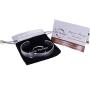 Earth Therapy - Stylish Masculine Pewter Copper Magnetic Bracelet for Arthritis and Joint Pain Management